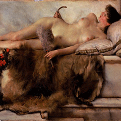 reproductie In the Tepidarium van Alma-Tadema